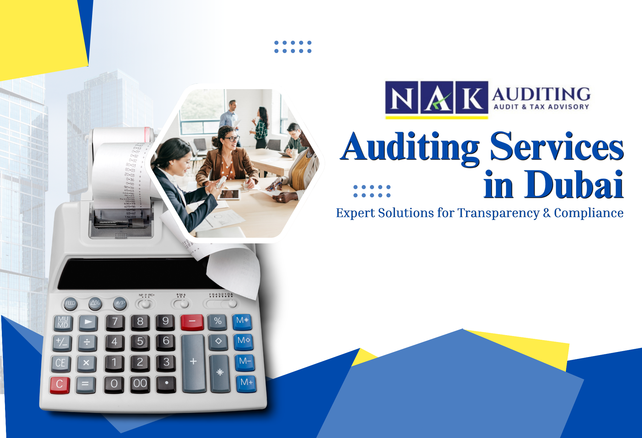 Auditing Services in Dubai ensuring financial accuracy, compliance, and transparency for business growth and risk management.